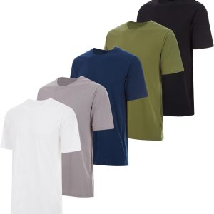 Men’s Essential Breathable Crew Neck Short Sleeve T-Shirt