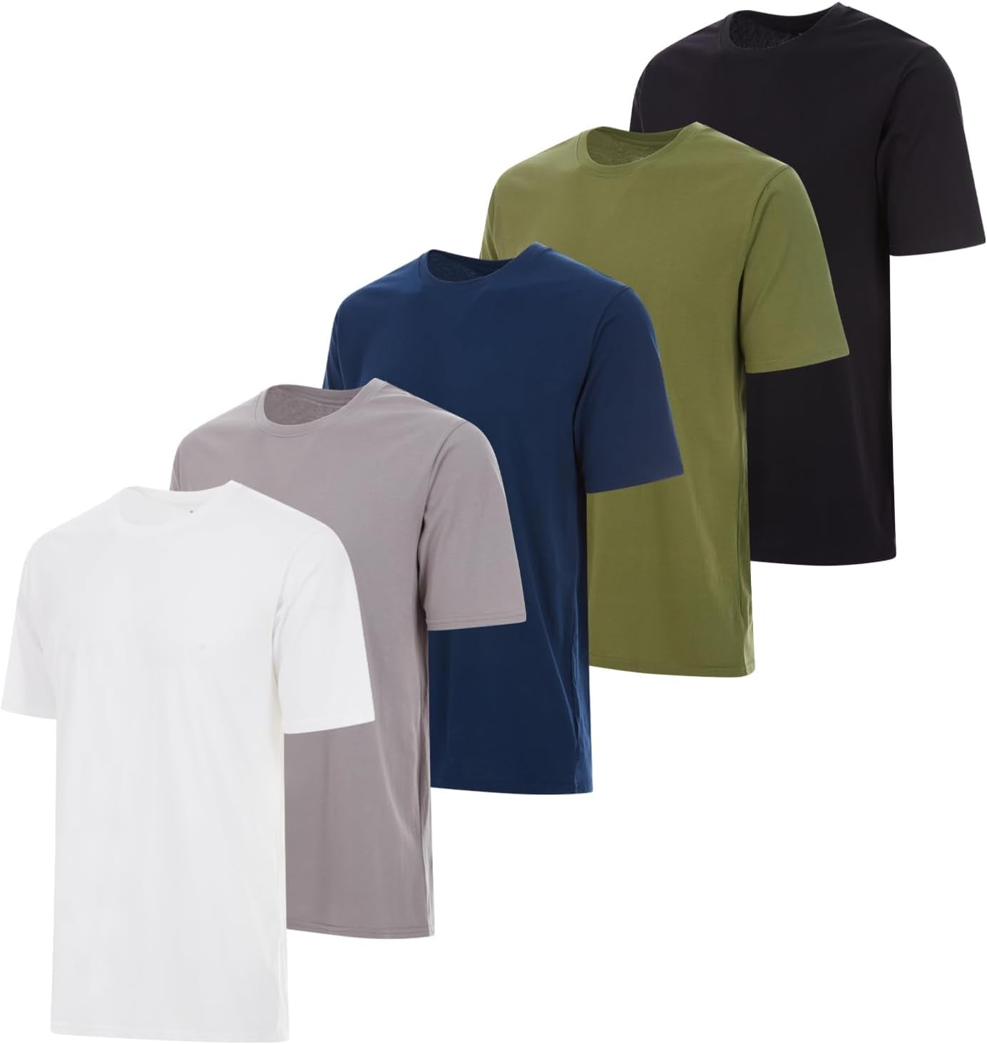 Men’s Essential Breathable Crew Neck Short Sleeve T-Shirt