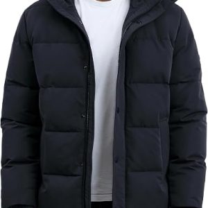Men’s Heavyweight Mens Puffer Jacket With Hood