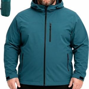 Men’s Waterproof Rain Jacket Lightweight Rain Coat
