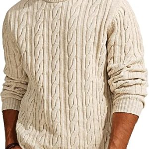 Men’s Classic Crewneck Knit Sweater – Soft Casual Pullover for Everyday Wear