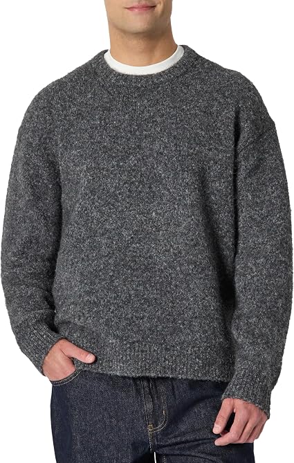 Men’s Relaxed-Fit Crewneck Sweater – Soft Casual Pullover for Comfortable Everyday Style