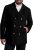 Men’s Wool Blend Peacoat – Double-Breasted Winter Coat