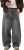 Mens Baggy Jeans Y2k Wide Leg Loose Fit Jeans Streetwear Denim Washed Hip Hop Pants