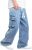 Men’s Elastic Waist Bootcut Vintage Streetwear Pants