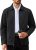 Men’s Cotton Jacket Full Zip Up Work Jackets Turndown Collar Business Casual Windbreaker with 3 Pockets