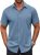 Men’s Button Down Shirt Short Sleeve Dress Shirt Casual Beach Summer Wedding Shirt