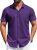 Mens Short Sleeve Button Down Shirts Wrinkle Free Dress Shirt for Men Casual Untucked Shirt with Pocket
