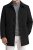 Mens Pea Coat Slim Fit Winter Overcoat Mid Length Trench Coat
